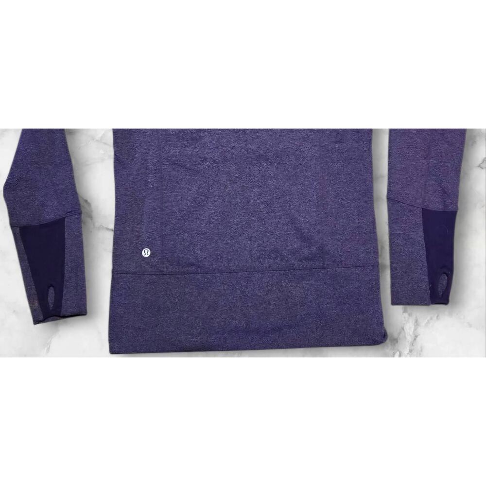 Lululemon Size 8 Purple Stride Full Zip - Picture 4 of 4